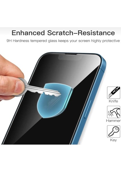 Iphone 14 Kırılmaz Cam Full Kaplayan 10X Ekran Koruyucu (Kolay Kullanım)