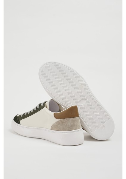 Berry Model Hakiki Kombinasyonlu Deri Ithal Taban Sneaker Ayakkabı indirimleri