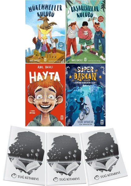 Mükemmeller Kulübü-Başarısızlar Kulübü-Hayta-Süper Başkan - Zamanı Durduran Saat 4lü Set + Hediyeli