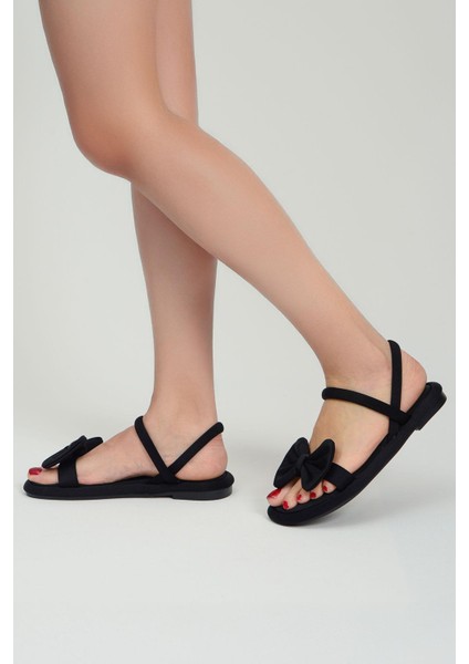 Orthopedix Esnek Şık Kadın Sandalet Scuba Kumaş Fiyonklu QR25204 fiyatları