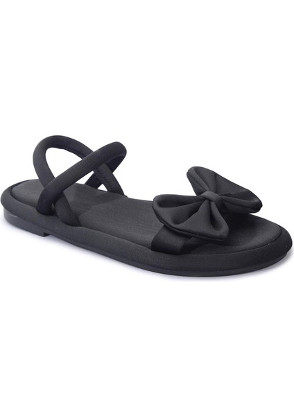 Orthopedix Esnek Şık Kadın Sandalet Scuba Kumaş Fiyonklu QR25204 indirimleri