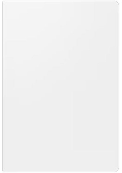Tab S9 Galaxy Klavyeli Mousepadli Kılıf- Beyaz
