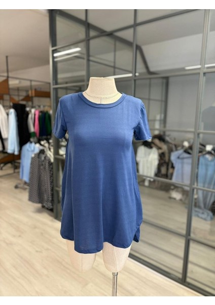 Munn Collection Kadın Türlü Viskon Kumaş Yırtmaç Detaylı Bluz indirimleri