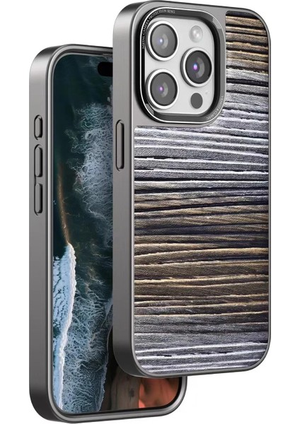 Iphone 14 Pro Wave Kapak - Sarı Zrnet