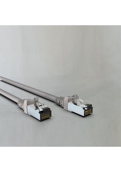 Cat7 S/ftp Network Kablo 10 Metre- Gri