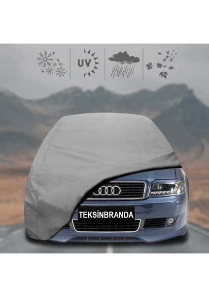Audı A4 (2000 - 2004) Oto Branda Su Geçirmez Miflonlu Araba Brandası Klipsli Araba Çadırı