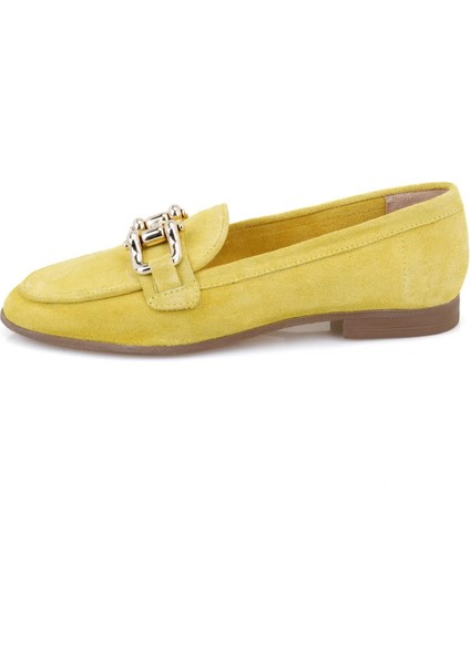 Yeşil-Sarı Süet Loafer fiyatları