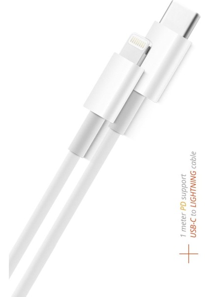 Apple iPhone 13 Ile Uyumlu 20W Type C To Lightning Şarj Aleti RXS20