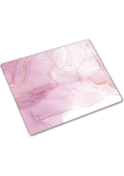 Cam Kesme Tahtası - Cam Kesme Tablası | Pembe Gold Desen | 29CM x 34CM modelleri