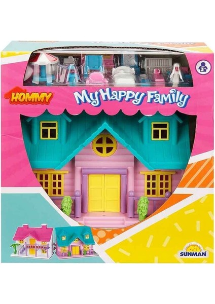 2080 Happy Family Villa Oyun Seti 18 Parça