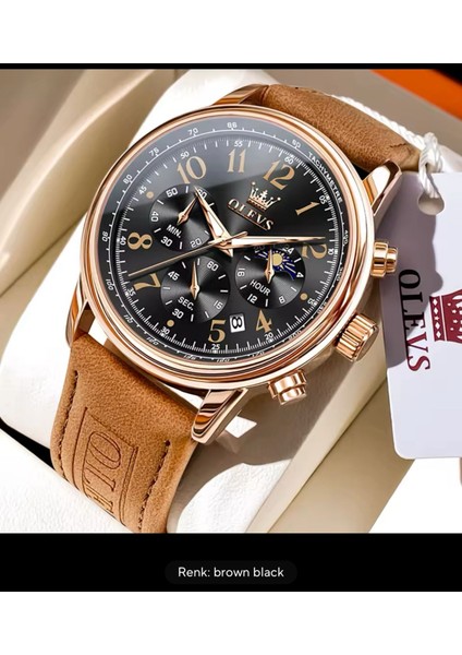 Zamanın Yeni Simgesi Erkek Kuwars Üst Kalite Çelik Kol Saati