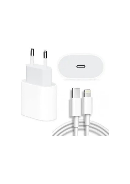 Iphone Type-C 20W Tüm Serilerle Uyumlu Hızlı Şarj Aleti Adaptör Kablo Set 11 12 13 14 Pro Max