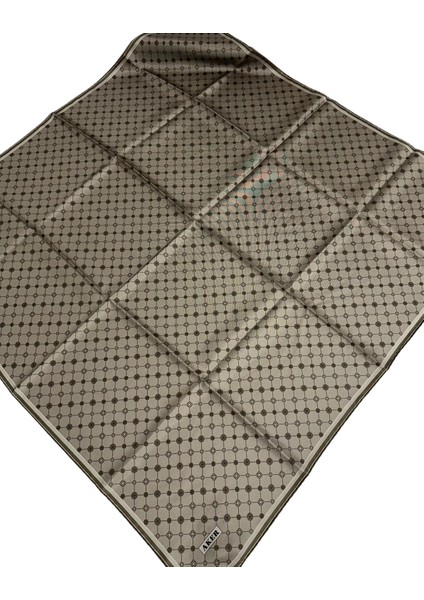 Logo Desenli İpek Twill Eşarp - İlkbahar - Yaz -931 fiyatları
