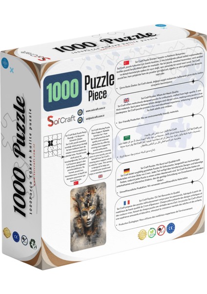 1000 Parça Puzzle Mısır Prensesi