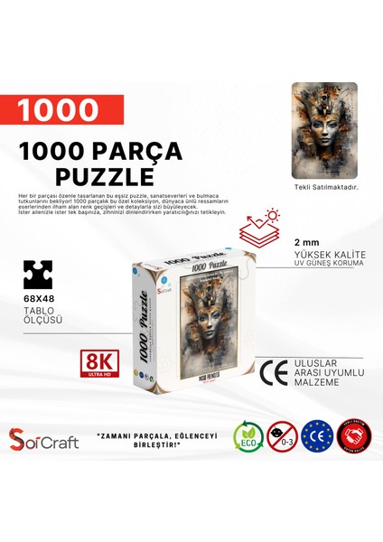 1000 Parça Puzzle Mısır Prensesi