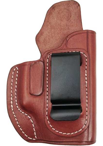 Glock 26 Uyumlu Kemer Içi Kahve Deri Silah Taşıma Kılıfı