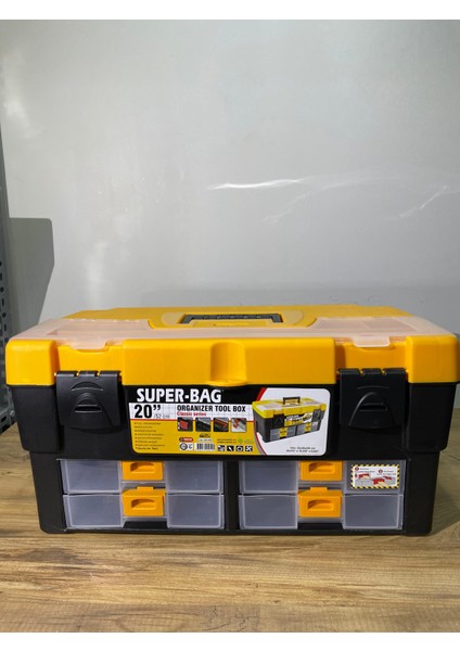 20” Organizer Takım Çantası – 52 cm | Geniş Bölmeli, Şeffaf Çekmeceli