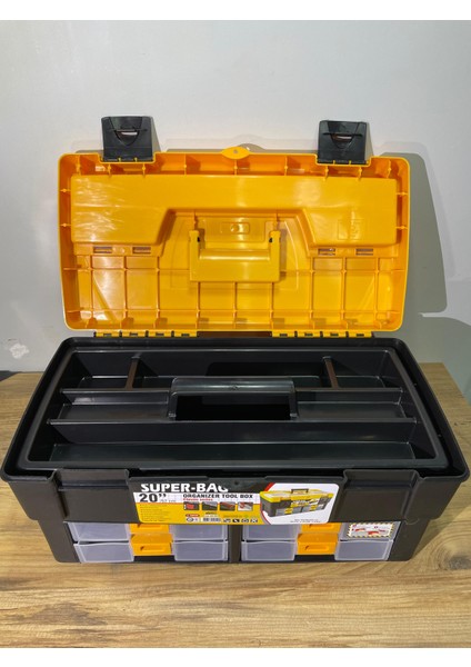 20” Organizer Takım Çantası – 52 cm | Geniş Bölmeli, Şeffaf Çekmeceli