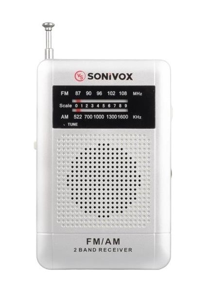 VS-R115 Analog Radyo Gümüş Renk