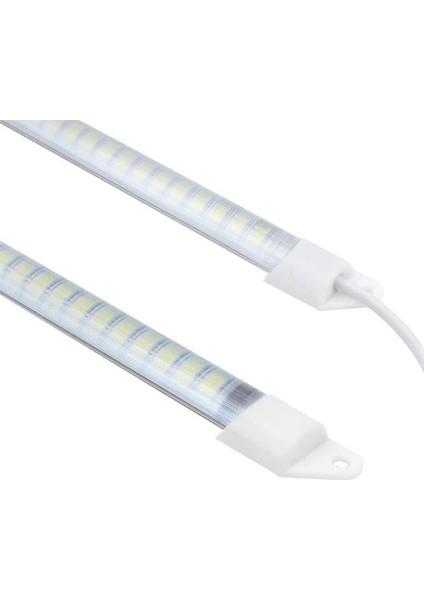Powermaster 220V-12W Anahtarlı 80-90 Lümen 72 LED 60 cm Şeffaf Kasa Seyyar Çubuk LED PWR-6930