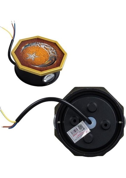 Powermaster PM-24445 3000K Ayyıldız Hilal Dekoratif LED Duvar Aplik