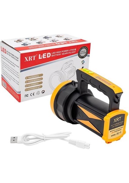 Powermaster Şarjlı Ledli 3 Kademeli El Feneri Xj-1 400LM