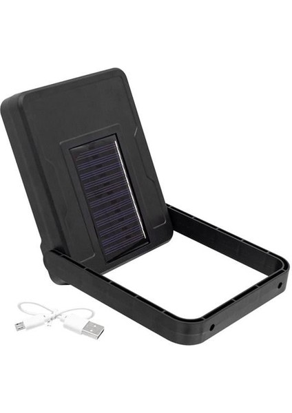 Powermaster YX-607 Cob Ledli Solar Panelli Hareket Sensörlü Çok Fonksiyonlu Lamba