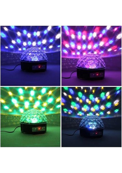 Premio PR-2839 Usb-Mp3-Blueooth Destekli Kumandalı Hoparlörlü Yarım Dünya Sihirli LED Disko Topu
