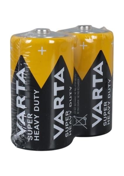 Varta Superlife Çinko Büyük D Boy Pil (24'lü Paket)