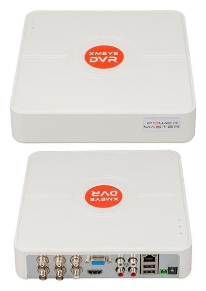 Powermaster PM-12180 4 Kanal 5mp Destekli 1080N H265 Xmeye Video Çıkışlı Dvr/xvr Kayıt Cihazı