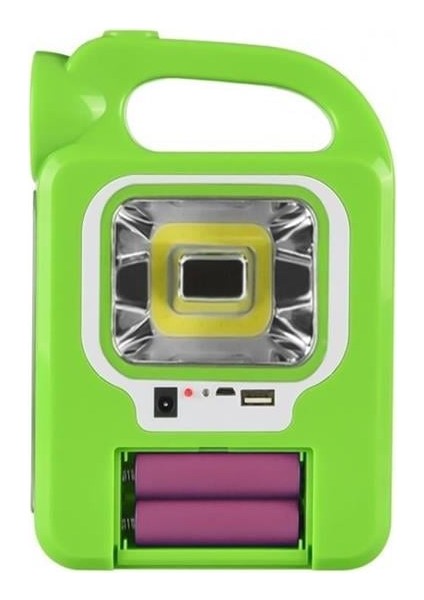 Powermaster HB-6399B Solar Tamirci Balıkçı Çalışma Lambası Uzatma Ampul Dahil (Powerbank Özellikli)