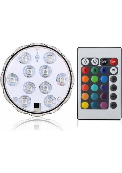 Powermaster Su Altı Kumandalı Rgb Nargile LED Işığı PM-17658
