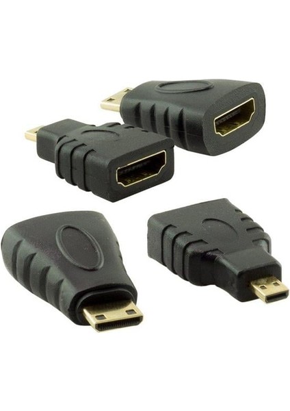 Powermaster HDMI Kablo 3in1 Set 1.5 Metre (Hdmı+Micro Hdmı+Mini Hdmı)