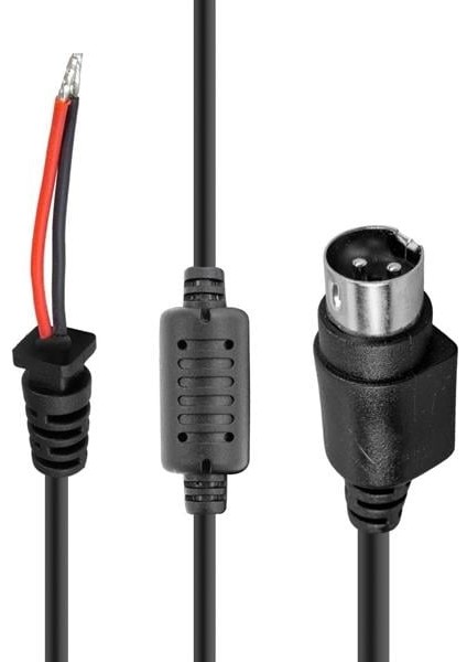 Dc Kablo 1.5 Metre 3 Pin'li Erkek