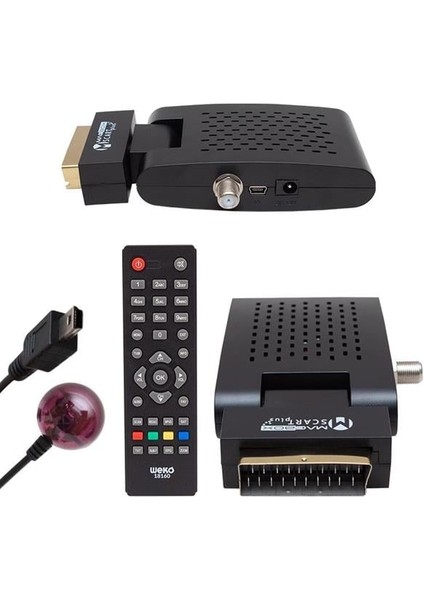 Magbox Scart Plus Tkgs'li Scart Girişli Mini Sd Uydu Alıcısı