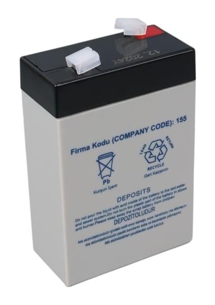 Yh-62.3 6 Volt - 2.3 Amper Akü (90X43X38 Mm)