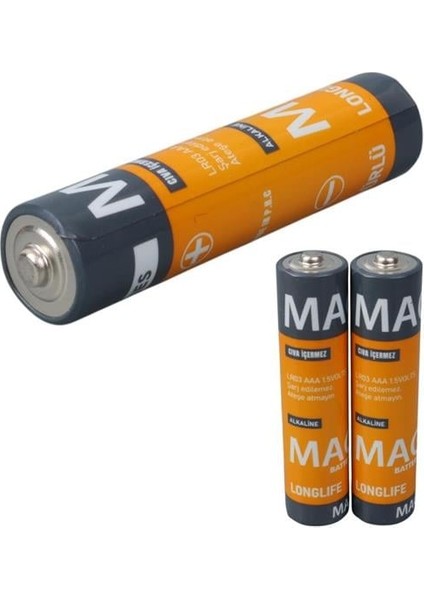 MG-26174 Alkalin Aaa 40'lı Ince Kalem Pil Kumanda Pili (Aaa, LR03, Am-4)