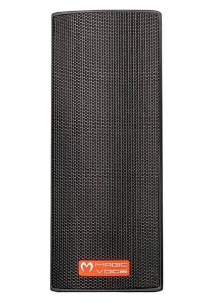 Magicvoice Mv-26 2x7,5 cm 50W 3 Yollu Siyah Sütun Hat Trafolu Hoparlör 2'li Takım