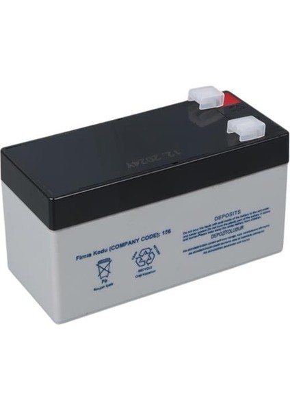 YH-121.3 12 Volt - 1.3 Amper Akü (97X43X52 mm )