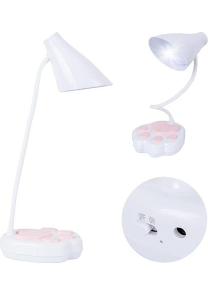 Powermaster JF-1623 20 Led'li 2.5 Watt Şarjlı Esnek Masa Lambası (OM-114) - Dokunmatik ve USB Şarjlı