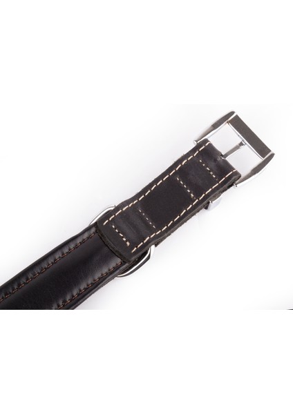 Canini Collar Hakiki Klasik Deri Köpek Tasması, Yumuşak Deri Iç Kısım, Ultra Dayanıklı ve Konforlu Deri Tasma - Renk ve Boy Seçenekleri, Siyah, XXS fırsatları