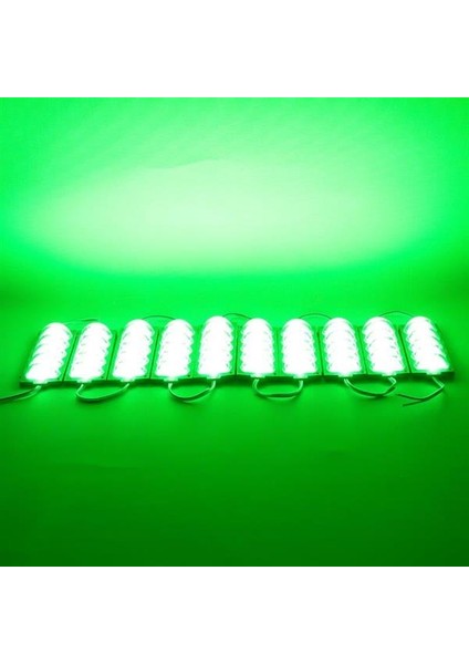 Powermaster 12 Volt 4 Watt Yeşil 3030 10 x 53.8 mm IP65 260 – 280 Lümen 180 Derece Modül LED
