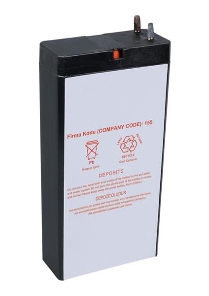 Yh-42.3 4 Volt - 2.3 Amper Akü (50X100X22 Mm)