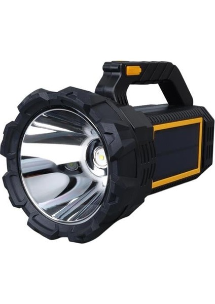 Powermaster W5191 Solar Şarjlı El Feneri Uzun Mesafe Işıldak