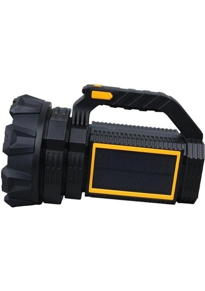 Powermaster W5191 Solar Şarjlı El Feneri Uzun Mesafe Işıldak