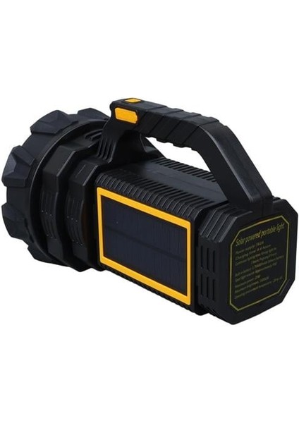 Powermaster W5191 Solar Şarjlı El Feneri Uzun Mesafe Işıldak