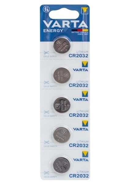 Varta CR2032 3 Volt Lityum Pil (5'li Paket)