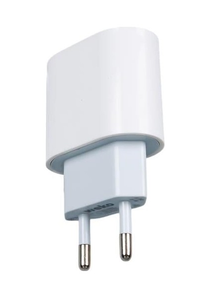 Weko WK-26524 Beyaz Pd 20 Watt Iphone Type-C Hızlı Şarj Başlığı