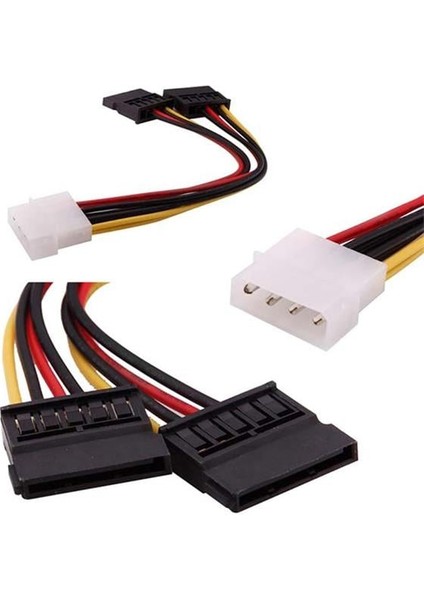 Powermaster Ikili Sata Power Kablo