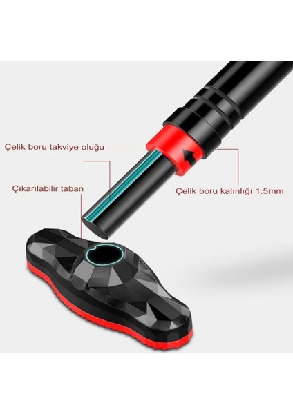 Yeni Nesil 72-95CM Kapı Barı Koridor Barfiksi Barfix Spor Aleti Demiri Barfiks Çubuğu